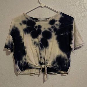Tie die crop top